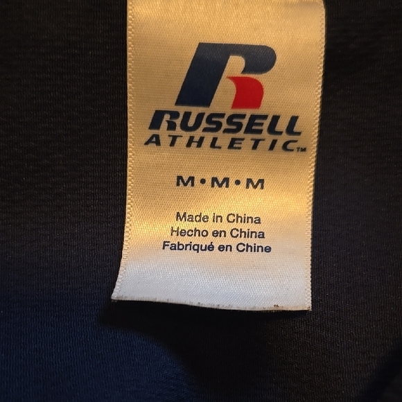 Russell Athletic Navy Pullover Jacket - Picture 3 of 3